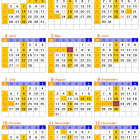 市場カレンダー　神戸